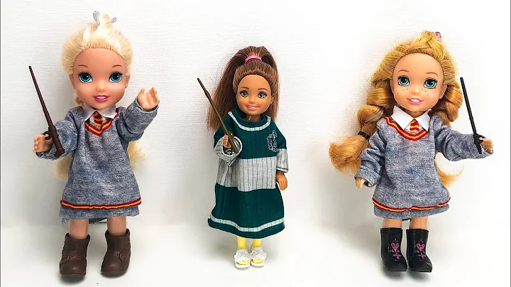 Elsa and Anna toddlers go to Hogwarts