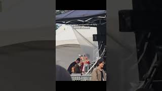 Jungkooks Mom At Jins Concert With Blonde Hairs So Cute