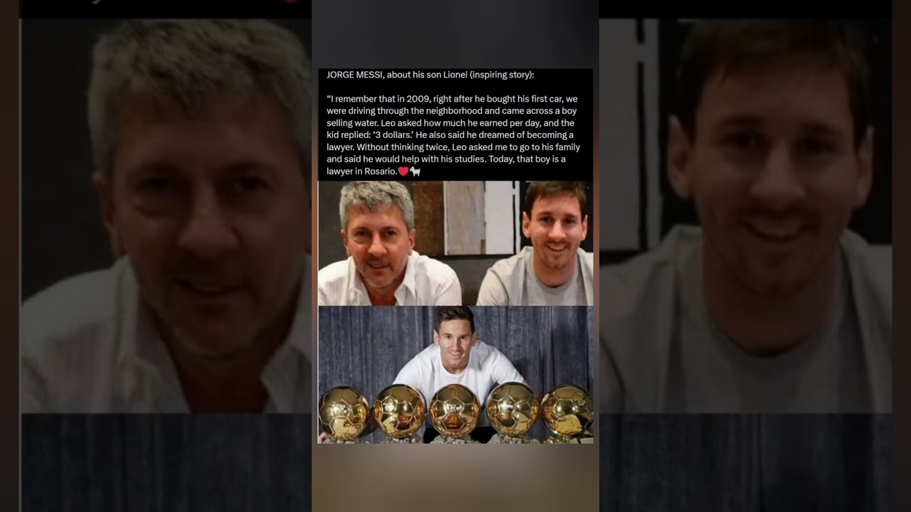 ⚽️❤️ MESSI'S FIRST ACT AS A STAR: Buying His Car, Then Changing a Stranger's Life Forever. 