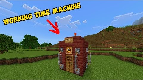How to make a Working Time Machine in Minecraft! (No Addons￼)