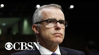Trump slams Andrew McCabe, Rod Rosenstein in wake of "60 Minutes" interview