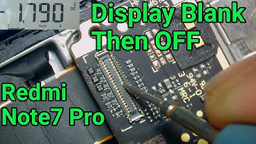Redmi Note 7 Pro Display Blank then Off Solution By Jyotsna mobile Care