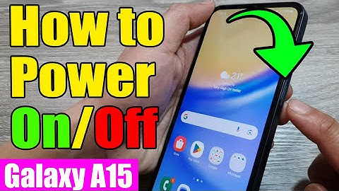 🔋 How to Power On/Off the Samsung Galaxy A15/A16 | Quick & Easy Guide