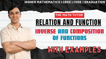Relation and functions | Discrete Mathematics| Inverse and Composition |#relation #functions #maths