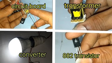 Make 3.7v to 220v AC Inverter | Inverter Using D882 Transistor/sagar experiment