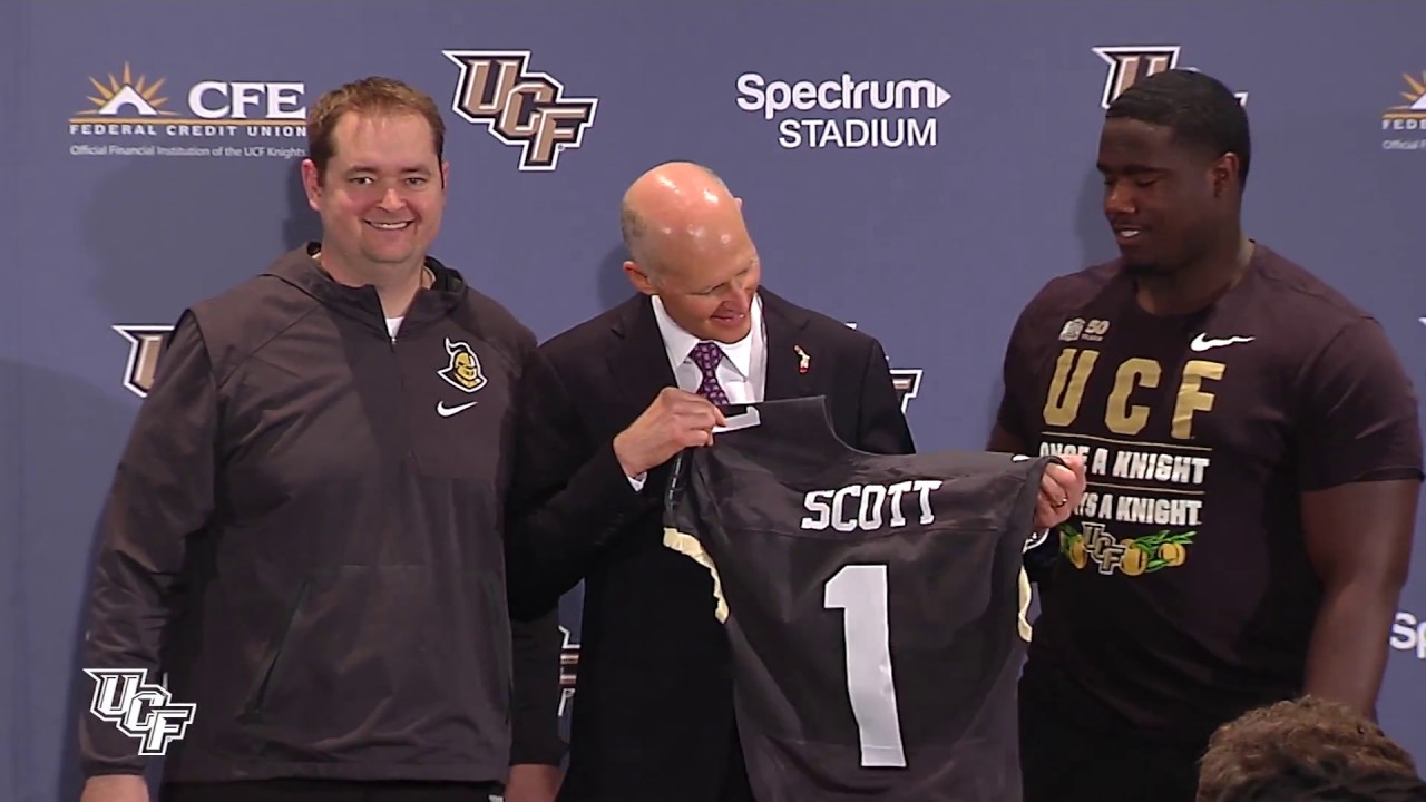 UCF unveils 'national champions' addition to stadium during spring game