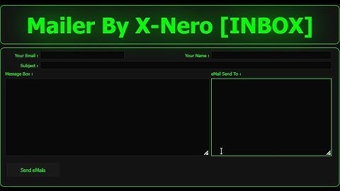 Mailer Inbox 2018 Script PHP  CLEAN 47864786%