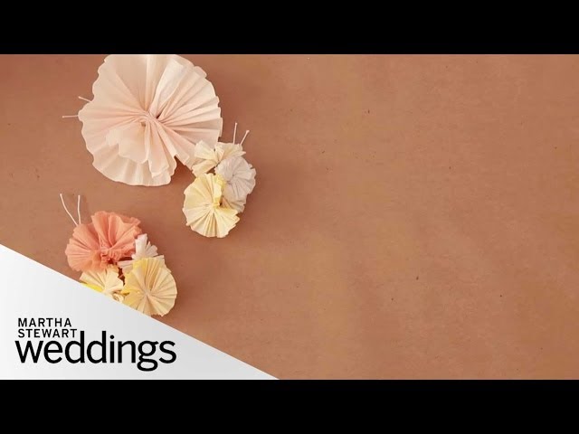 Third time making crepe paper flowers. More in the comments. : r/DIYweddings