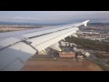 Swiss A321 - Landing in Barcelona After a Rain Storm