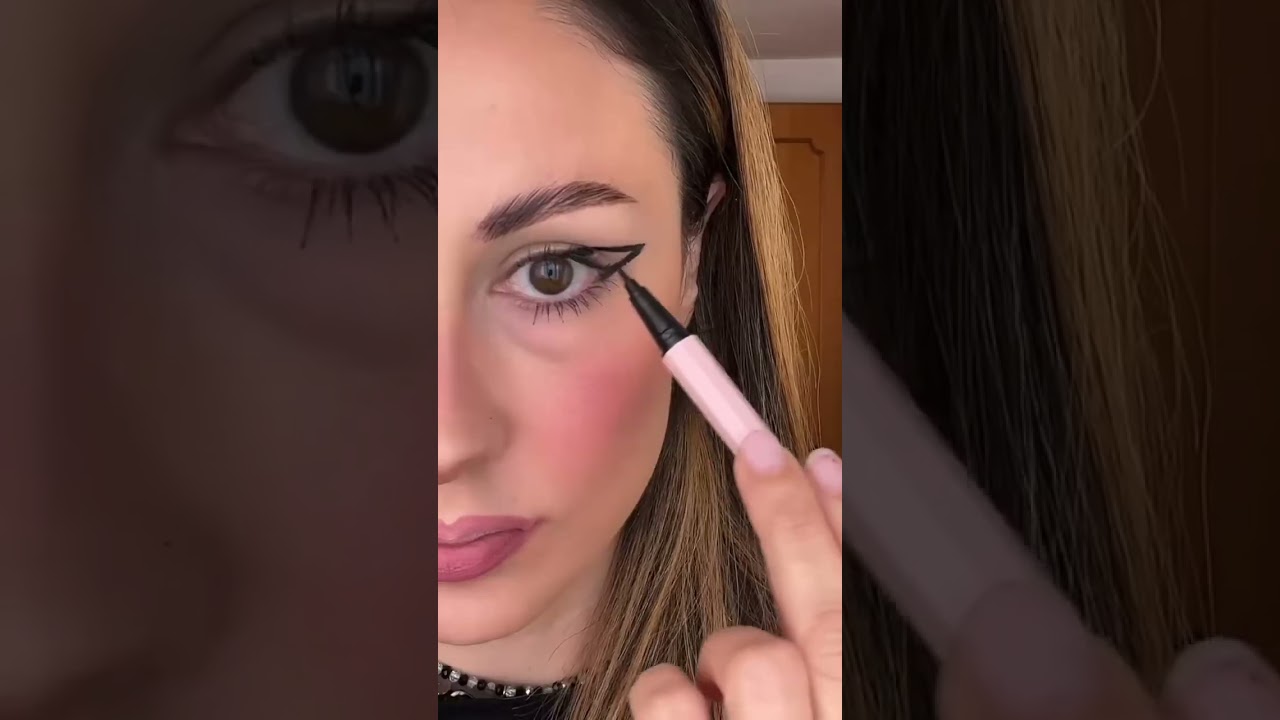 🦇 Bat eyeliner per occhi incappucciati - Hooded eyes makeup tutorial  