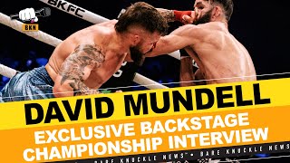 BKFC 34  New Middleweight Title Holder David Mundell Post Fight Interview
