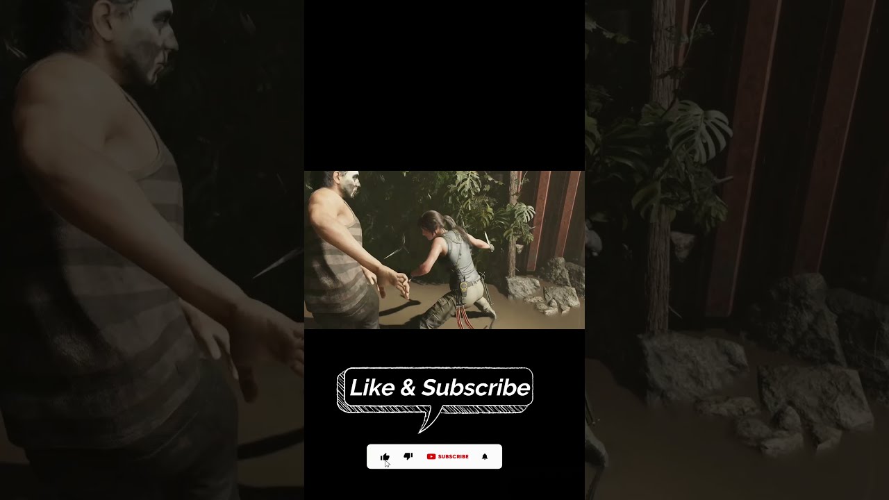 Takedown skills of Lara Croft 