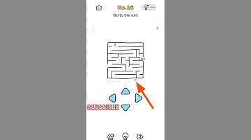 How to solve or pass brain out Level 26 - Go to the exit | Brain Out Solved