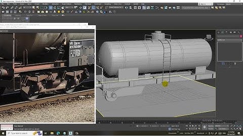 3DsMax Tutorials, Learn 3D Modeling a Tank Wagon in Railways from Scratch in 3Dsmax.( Part 5)