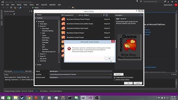 Part 1 - MonoGame and Visual Studio 2013 Setup.