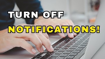 Meldingen uitschakelen in Windows 10/11 (stap voor stap)