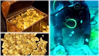 FOUND THE GOLD TREASURE IN THE SEA! LOTS OF COINS! THE MOST SIMPLE WAY TO EARN QUICKLY BY GOLD!