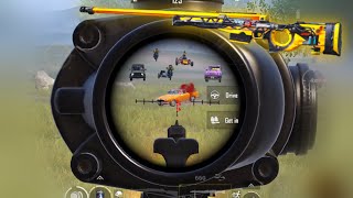 5 CARS PUSHED ME AT THIS POSITION with the AIRDROP WEAPONS😰 | PUBG MOBILE