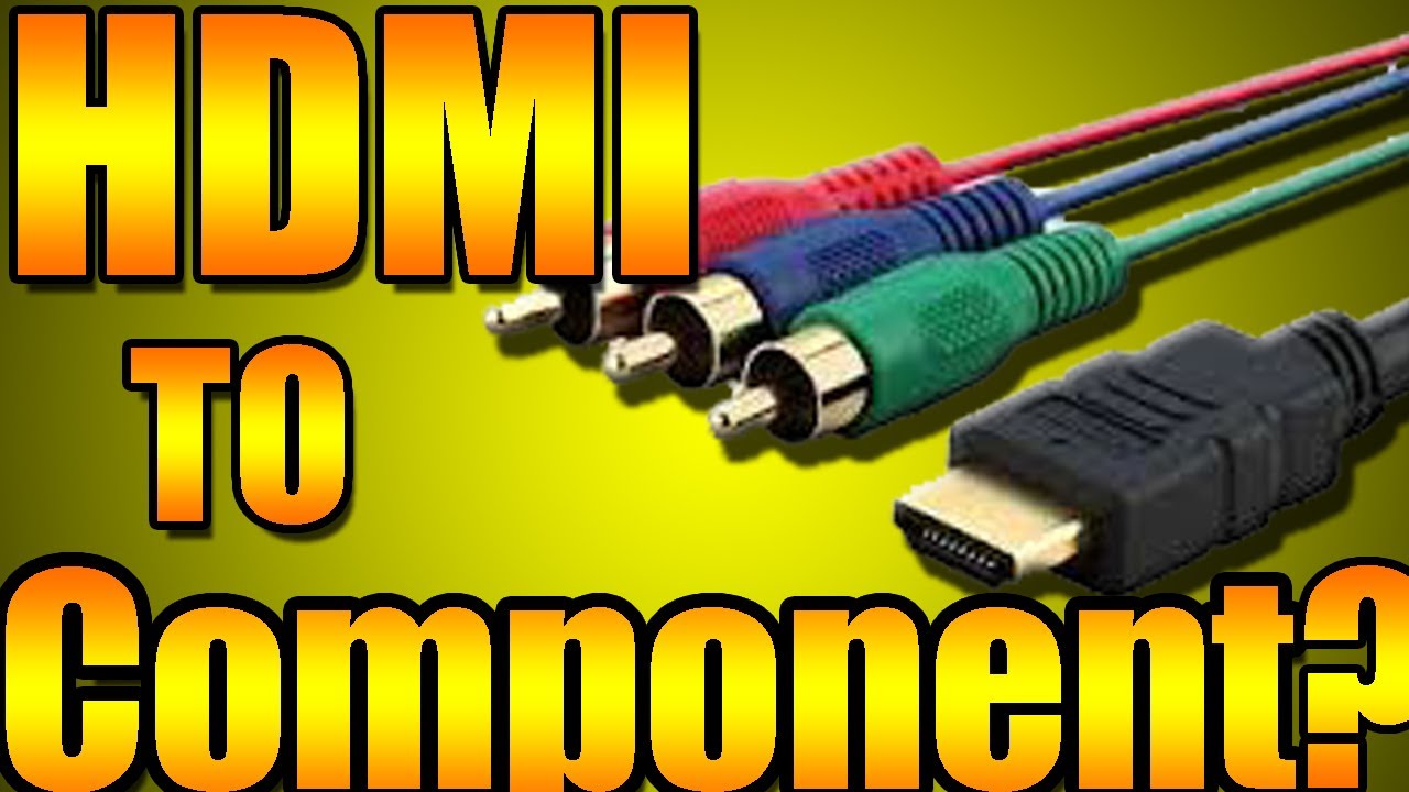 HDMI Cable To Component Cable Fake?! Must Watch! - YouTube