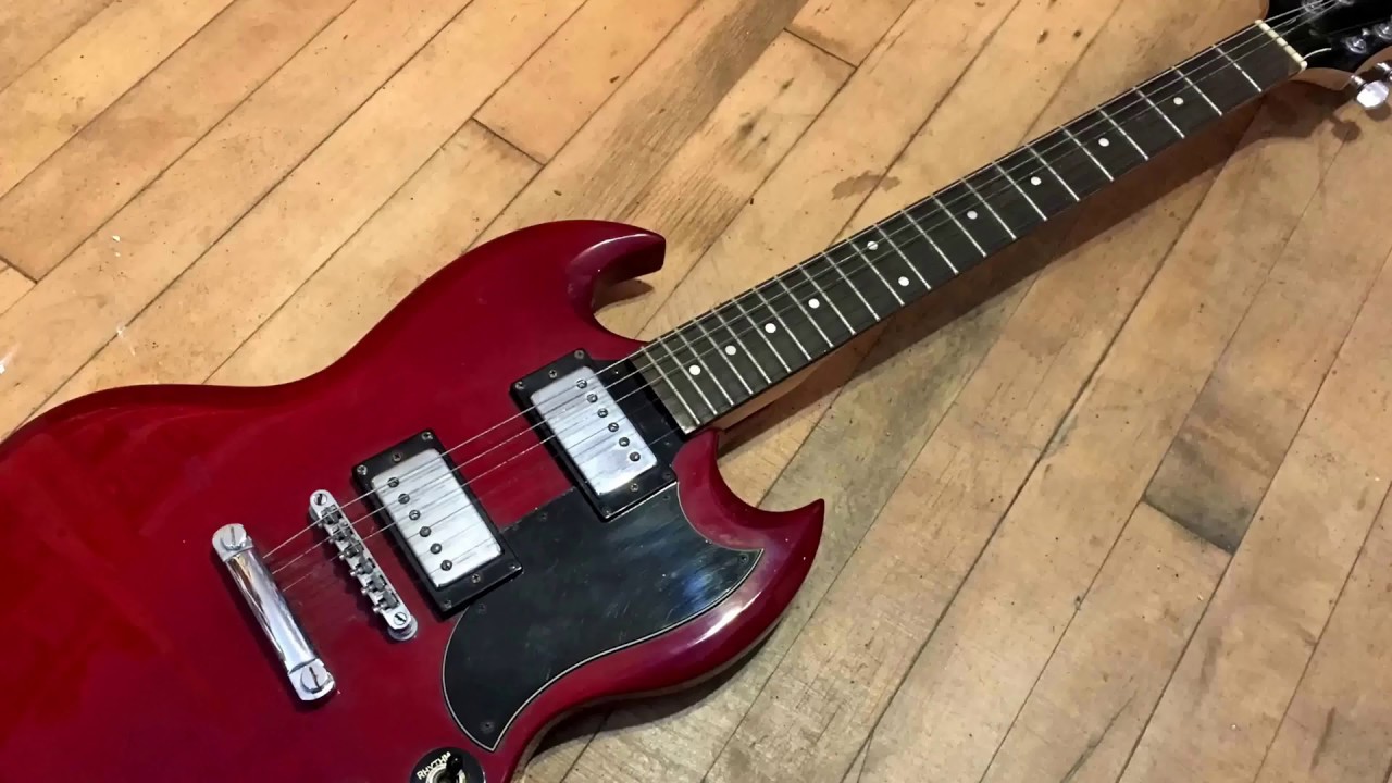 Silvertone SG Style Electric Guitar - Made By Samick ...