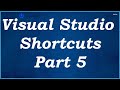 Visual Studio Shortcuts You Must Know - Part 5 #shorts