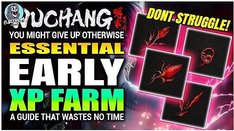 FIRST IN GAME XP LVL UP FAST Red Mercury FARM GUIDE | Wuchang Fallen Feathers