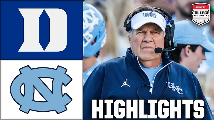 Duke Blue Devils vs. North Carolina Tar Heels | Full Game Highlights | ESPN College Football