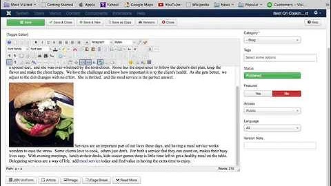 How to: Wrap Text around image with margin in Joomla with JCE