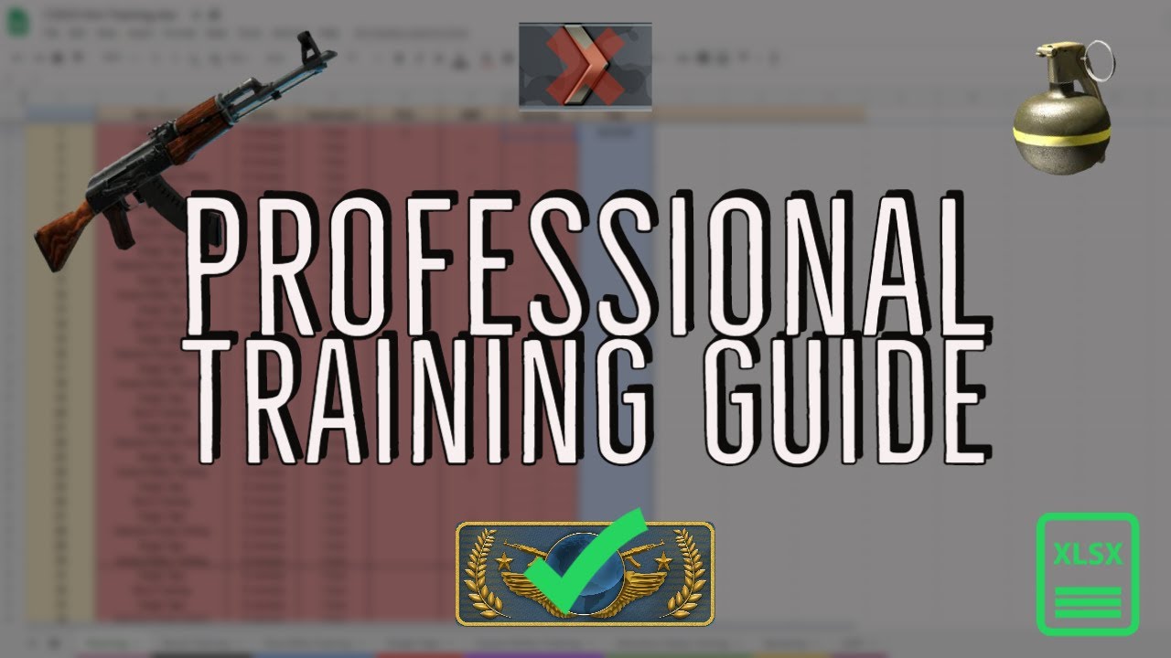 CS:GO Pro Training Regiment (Spreadsheet Included) - YouTube