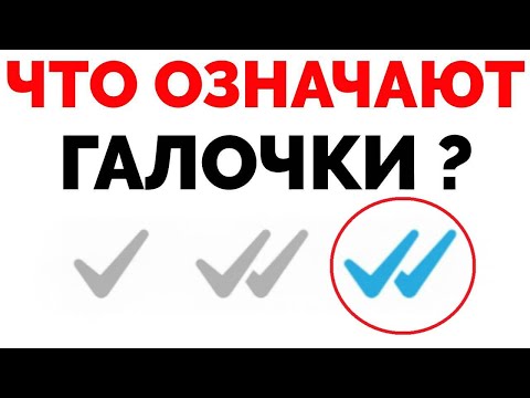 Видео: Что означают две галочки в WhatsApp?