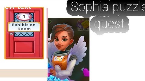 Sophia puzzle quest | Exhibition Room | First Floor | My Cafe quest