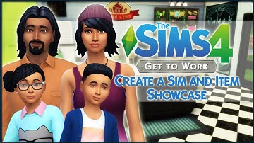 The Sims 4 Get to Work - Create a Sim and Item Showcase
