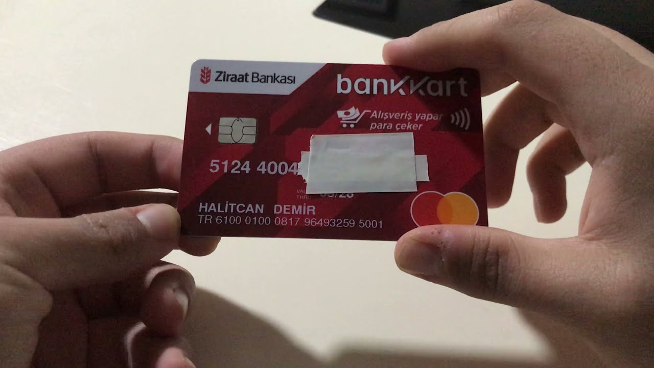 18 Yas Alti Ziraat Bankasi Hesap Karti Youtube