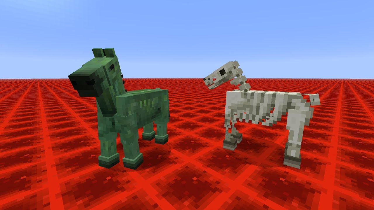 Minecraft Como Adicionar Cavalos Zombiesesqueletos Ao Teu Mundo