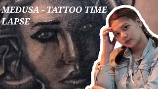 MEDUSA - TATTOO TIME LAPSE