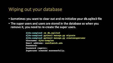 Creating and Managing Users in Django