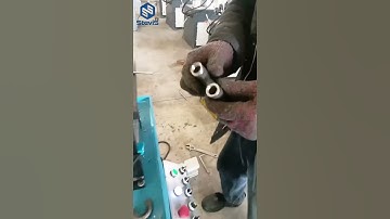 [SteviS chamfering machine] Single end chamfering machine, for U-shaped pipe fittings processing