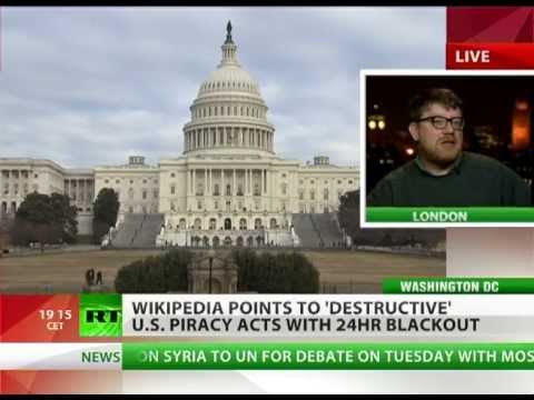 Wikiout! English Wikipedia anti-SOPA blackout