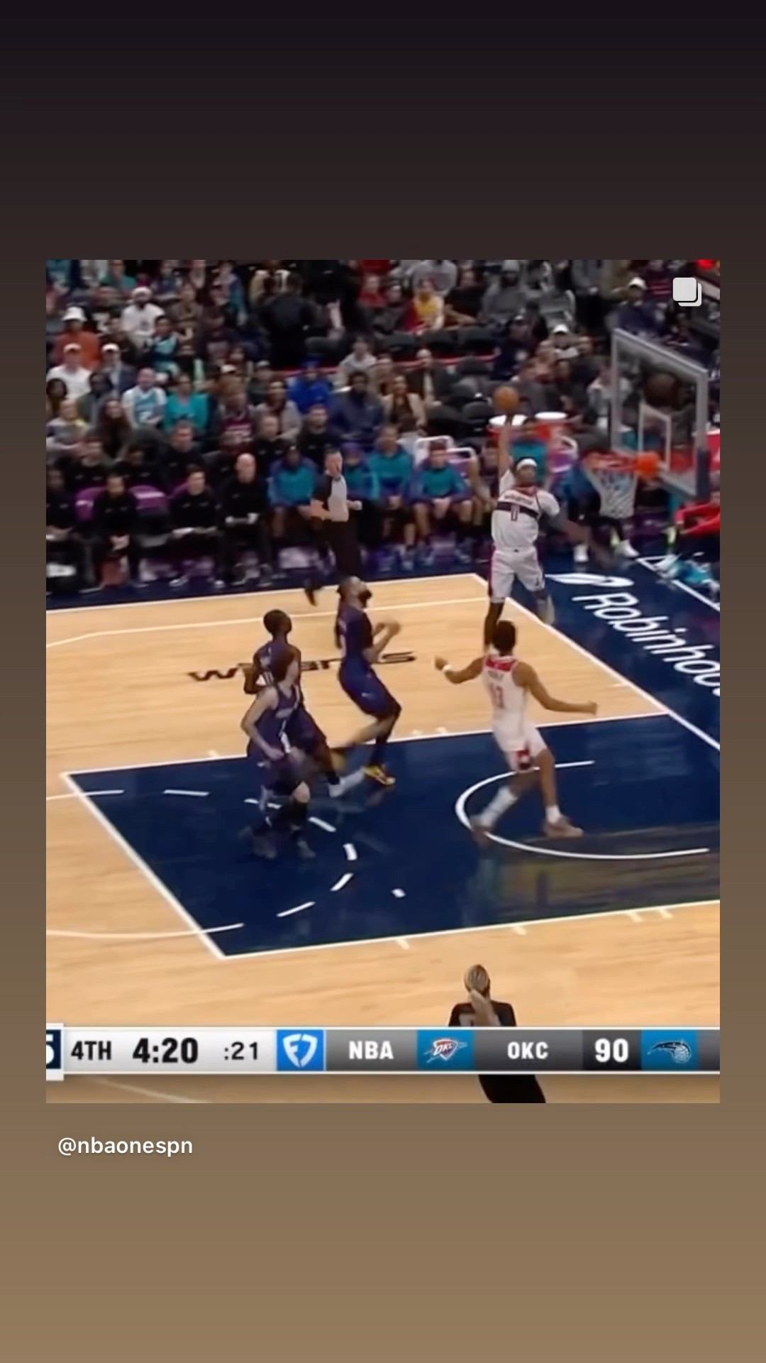 He got up UP #hoodnews #BilalCoulibaly #washingtonwizards #hornets #alleyoop #omg #dunk #how #wow #i