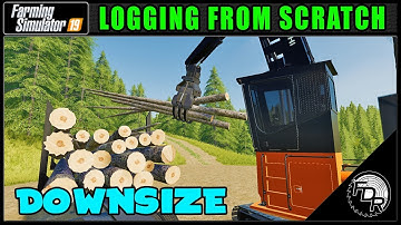 Cleanup Loads! - Logging From Scratch 126 - Farming Simulator 2019 - FDR Logging