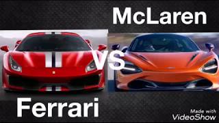 Ferrari 488 pista vs mclaren 720s ...