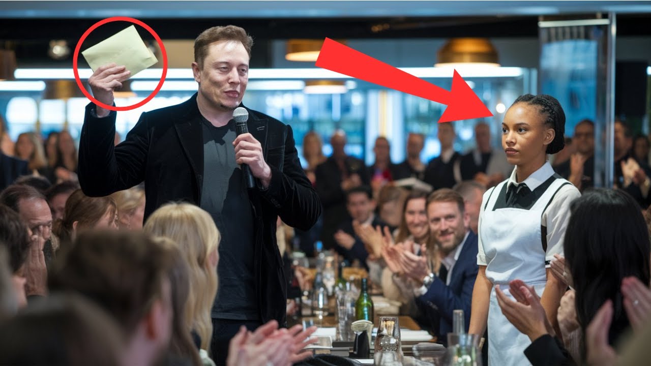 Elon Musk REWARDS Black Waitress For Helping Him - What She Did SHOCKED Everyone! - YouTube