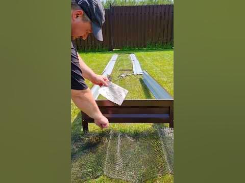 Металлические грядки #дача #грядки #огород - YouTube