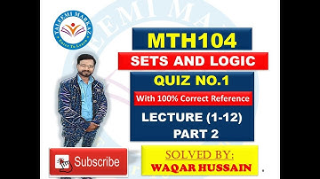 MTH104 quiz no 1 solution by taleemi markaz part 2