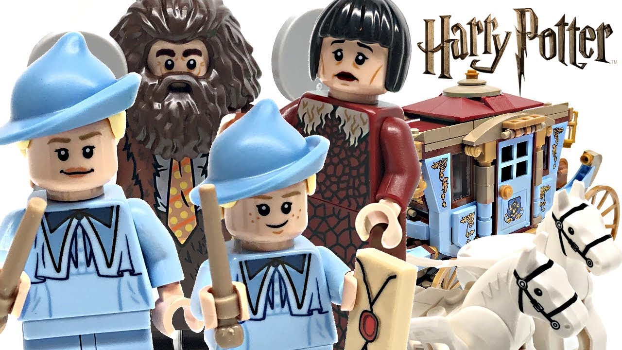 Smigre Plys dukke etc LEGO Harry Potter Beauxbatons' Carriage: Arrival at Hogwarts review! 2019  set 75958! - YouTube