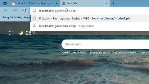 Praktikum Pemrograman Berbasis WEB_Modul1_190631100066