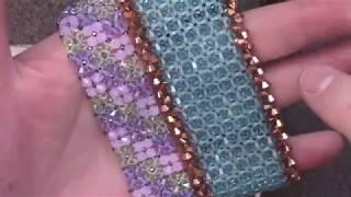 Learn the Basics of the Right Angle Weave Stitch - A Beading Tutorial by Aura Crystals