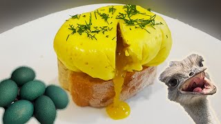 🥚🥚🥚 Яйцо Пашот Из Желтка Страуса Эму 🍳🍳🍳 Домоед