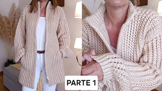 How to crochet Jacket/Cardigan PART 1