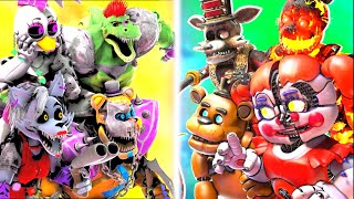 Top 5 Best Fnaf Deathrock Vs Fight Animations Sfm Fnaf